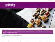 Tablet Screenshot of ediblefooddesign.co.uk